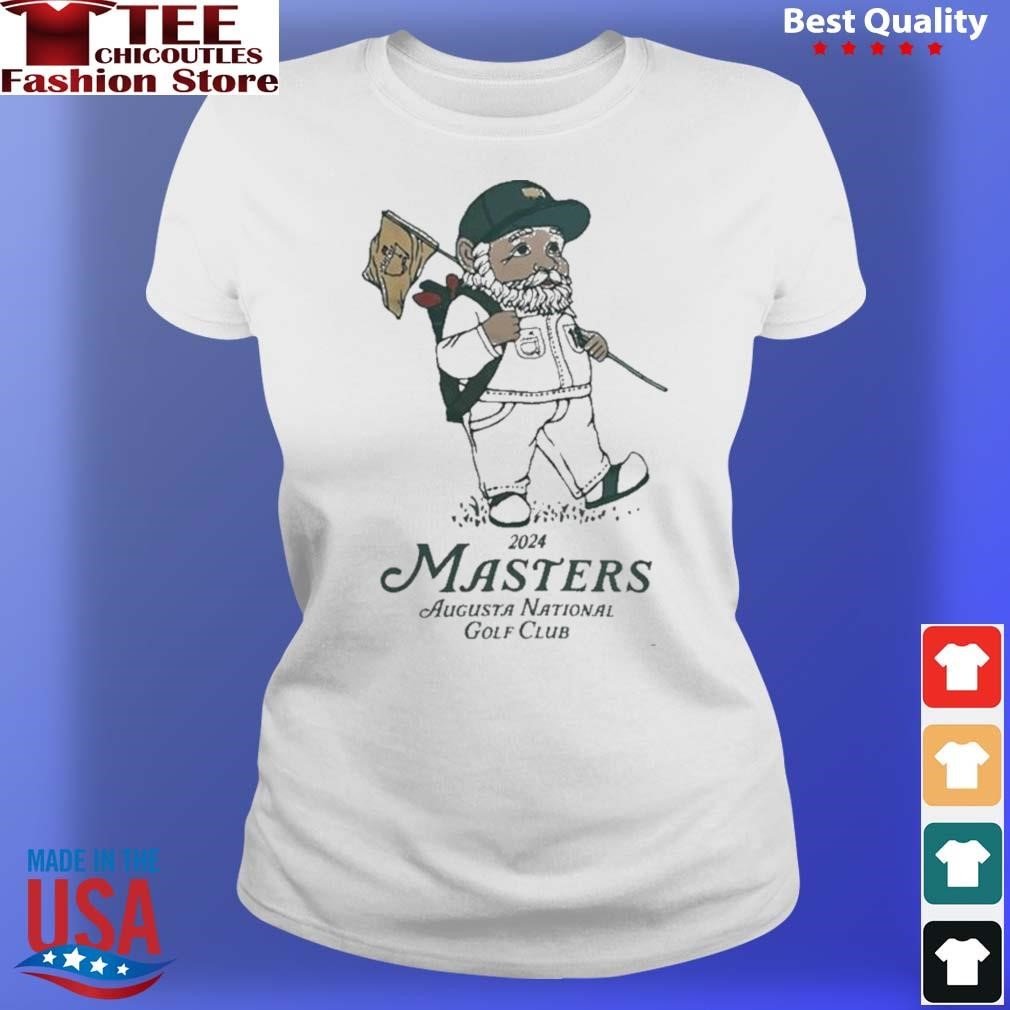 2024 masters white caddie gnome T-shirt teechicoutlet.com/product/2024-m…