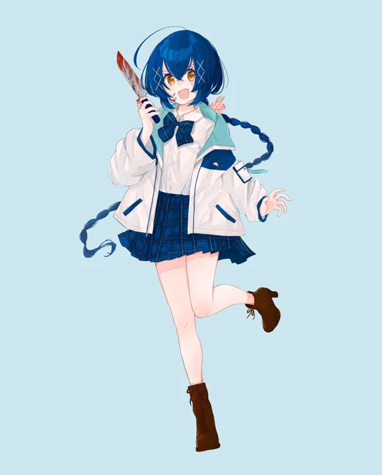 橙々さん 立ち絵#だいだいらすとアクおどだけじゃなくて、私のファンアートも増えた…なんでだありがとう…! 