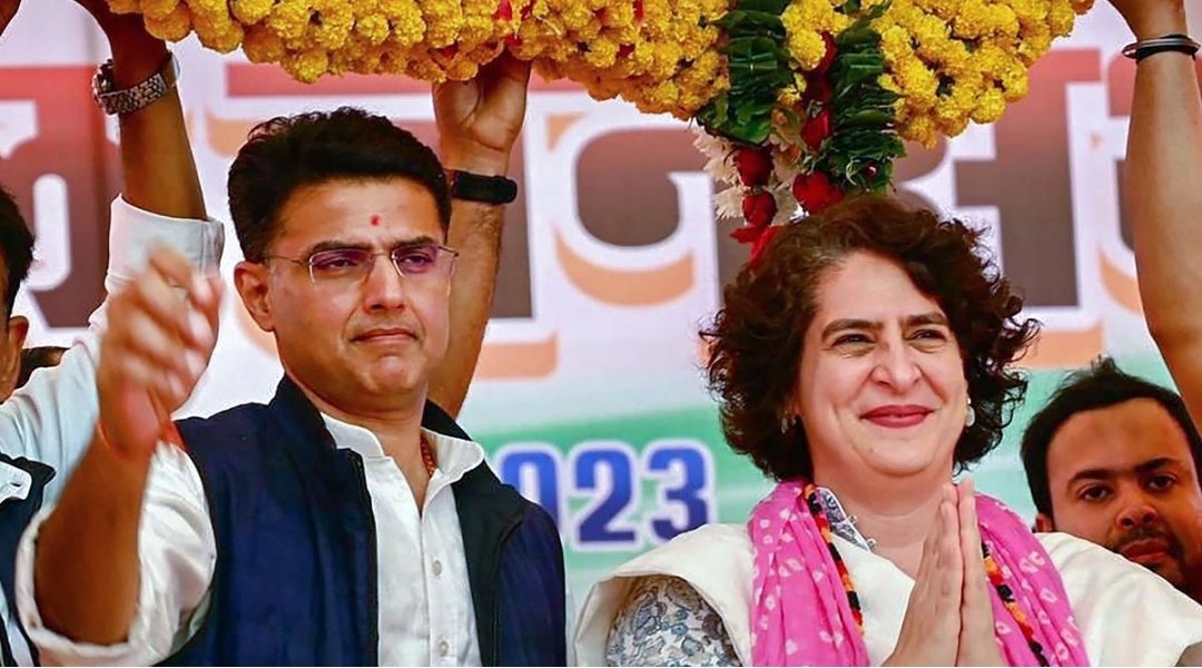 BIG BREAKING 🚨 

Unstoppable two INC leaders Sachin pilot & Priyanka will address in Jalore Sirohi Today.

These two leaders dedication & Commitment towards the INC party is Marvelous & Unbelievable 

These leaders asset who is coming great at moment when party needs them most.