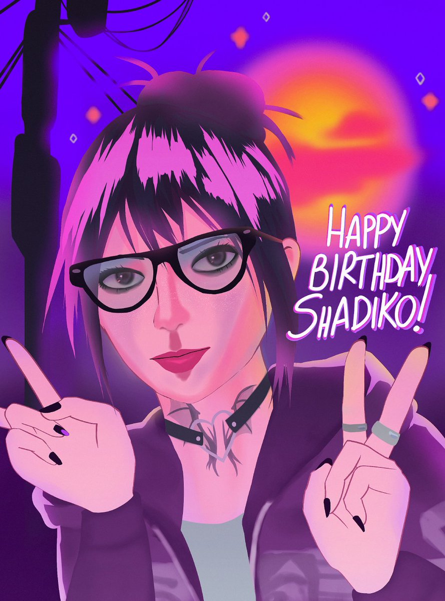 HAPPY BIRTHDAY to the wicked cool gamer <a href="/shadiko/">shadi</a>   🖤I hope you have an amazing day, U ROCK 💜✨🌙
