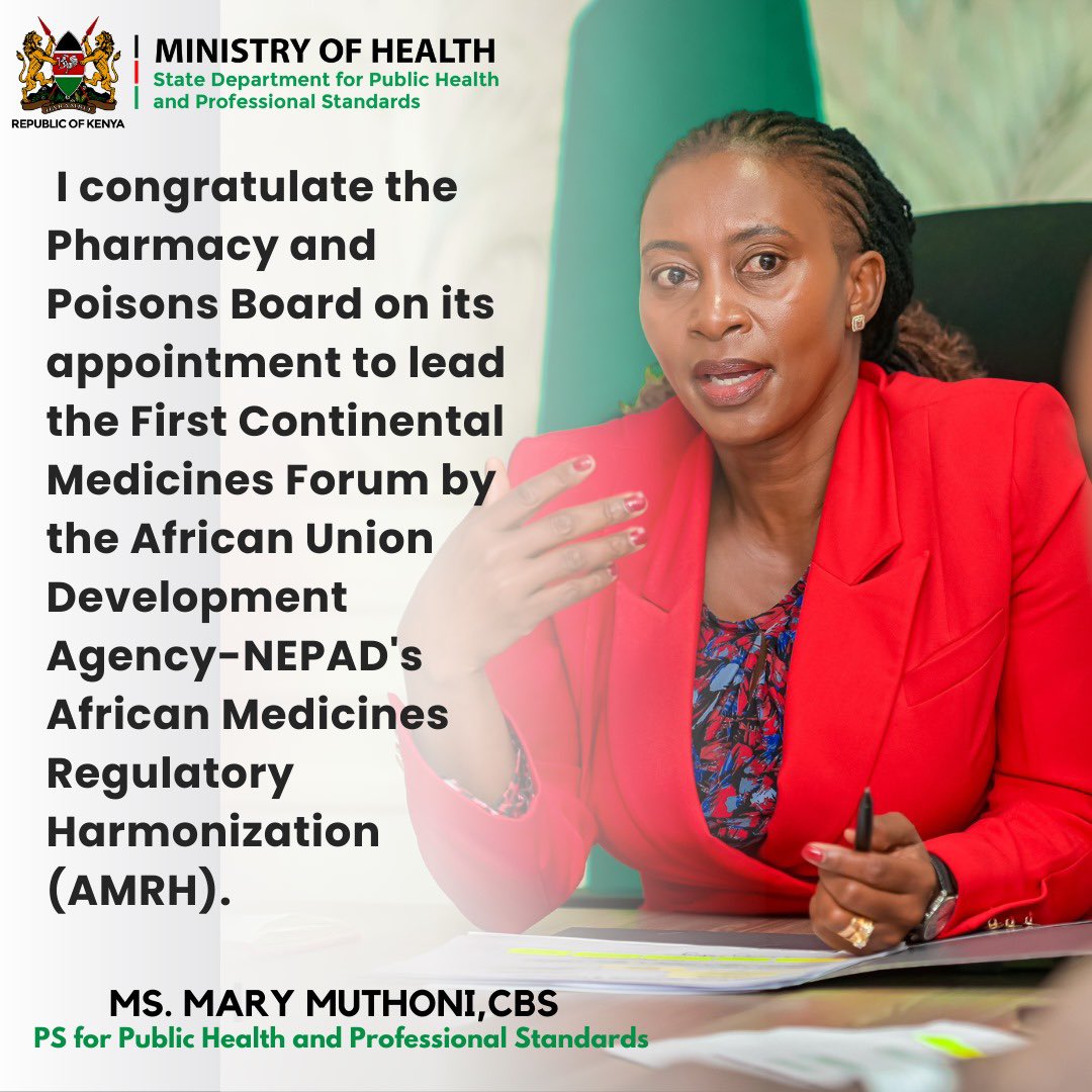The Pharmacy and Poisons Board has been chosen to lead the First Continental Heads of Medicines Registration and Marketing Authorization Forum. This appointment was made by the African Union Development Agency-NEPAD's African Medicines Regulatory Harmonization (AMRH). This