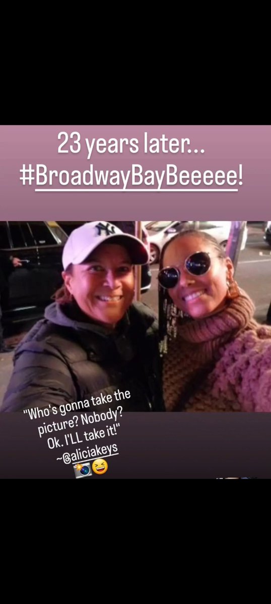 23 years deep!
I Love u to the moon and beyond, A!
This is CRAZY!!
U got SO many fuckin spoons in the pot, and EACH one is cookin up a GOURMET dish!
Soooo happy for and proud of u, .@aliciakeys!🤗
@HellsKitchenBwy
#Kaleidoscope
#HKSoundtrack 🙌🏽
Can I be your plus 1?🙏🏽
#TonyAwards