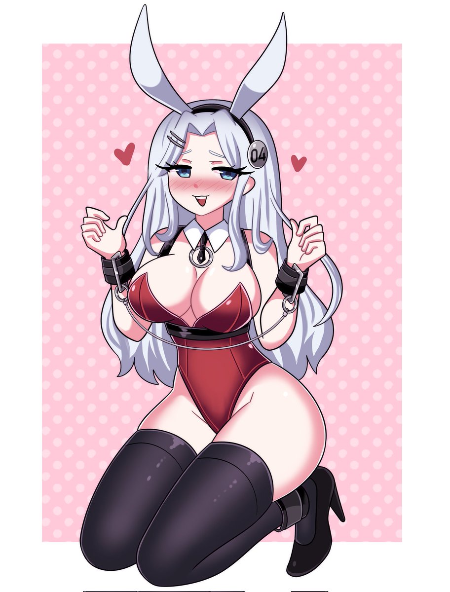 Thank you so much @SuleySketch for the amazing commission! 🩵 04 is definitely seeming more eager after her break~ Maybe even starting to enjoy her time on @Felisamos2 's Bunny Cruise.