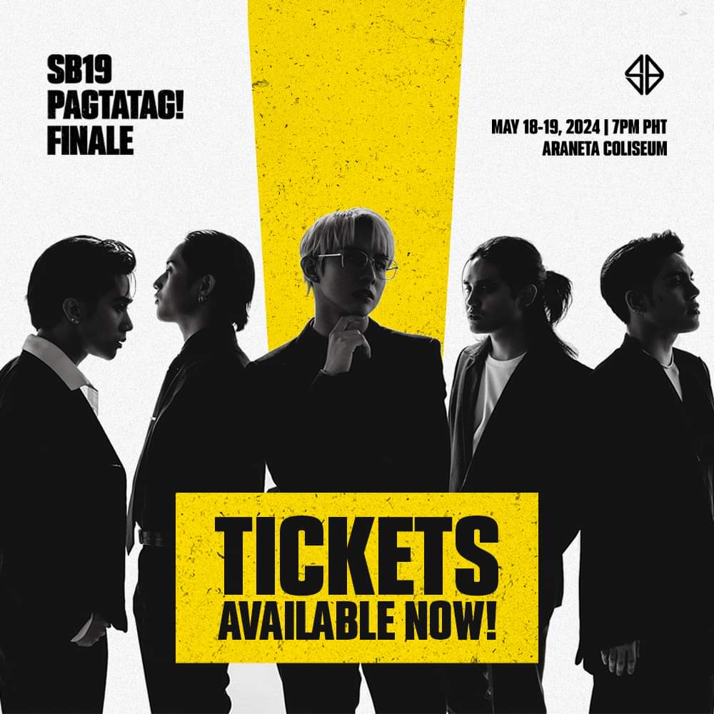 Tickets to @SB19Official Pagtatag! Finale Manila now available at @TicketNetPH outlets and online: ticketnet.com.ph #SB19PAGTATAG #SB192DaysAranetaConcert #PAGTATAGFINALE