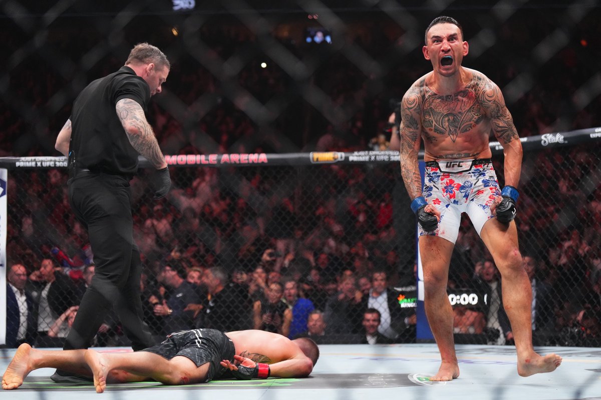 YOU ARE A BAD MF <a href="/BlessedMMA/">Max Holloway</a> #UFC300