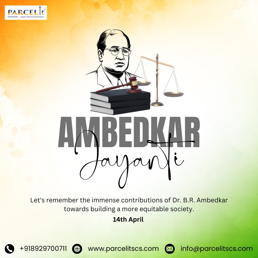 parcelitscs's tweet photo. 𝗗𝗲𝗹𝗶𝘃𝗲𝗿𝗶𝗻𝗴 𝗘𝗾𝘂𝗮𝗹𝗶𝘁𝘆, 𝗘𝗺𝗽𝗼𝘄𝗲𝗿𝗶𝗻𝗴 𝗙𝘂𝘁𝘂𝗿𝗲𝘀 🚚
Parcel It Celebrating Ambedkar Jayanti with our commitment to efficient logistics and inclusive progress.

#drbabasahebambedkar #ambedkar #logistics #timelydeliveries #ecommerce #fastdelivery #parcelit https://t.co/Thwr0CVkpu