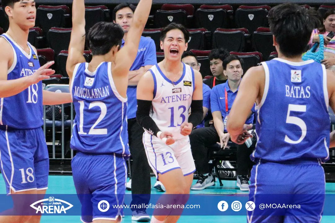 #UAAPSeason86 Men’s Volleyball Round 2: Final Set Score: ATENEO 25 - UE 20 #FuelingTheFuture #UAAPS86AtMOAArena #ChangingTheGameElevatingEntertainment