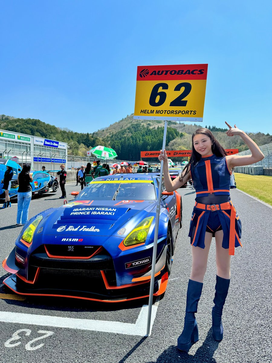 【SUPER GT】 GT300 Start Driver 56 REALIZE NISSAN MECHANIC CHALLENGE GT-R：P18 Daiki Sasaki @daikiwolf23 62 HELM MOTORSPORTS GT-R：P20 Kohei Hirate @Koheihirate #GoGoNISSAN2024 #SUPERGT