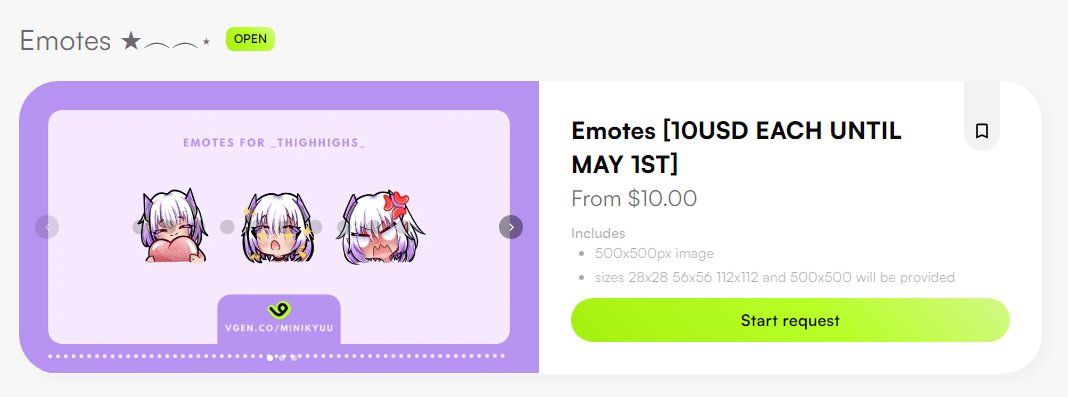 ⭐️EMOTE COMMS OPEN! ⭐️

trying new style so i need updated examples ! 
LOWERED the price to 10USD each :D

#VGen | #emotes | #Vtuber 🩵