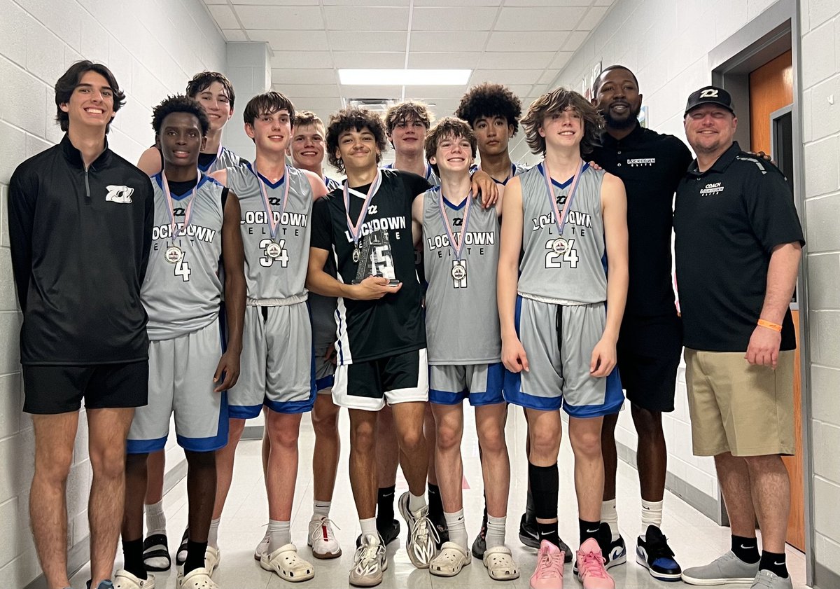 ATX Lockdown 15u wins the United We Stand 16u Championship 52-46 over PRE 16u. @AllenMuchunu had 19pts @TyJohnson149526 had 10pts 2028 Griffin Self had 8pts @luke_munden24 had 6pts Evan Berger had 5pts Great team victory after @mikeyl1550 went down with an ankle injury.