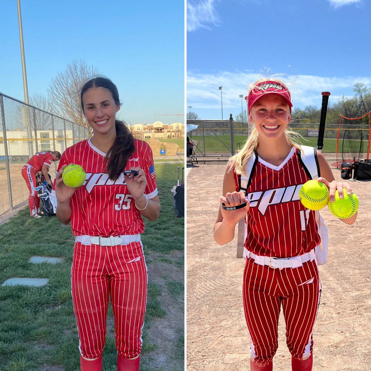 OKAthleticsJB's tweet photo. 3-1 in Pool @TopGunEvents Elite 20 Earned #1 seed for single elim bracket Sunday. Pitching staff combined only allow 9ER in 21 innings w/35K. 3 HR: 
#18 Kinley Taylor @Kinleytayl44 2💣💣 
#35 Kandace Burnett 1💣 @DirectRecruits @DRecruits1 @CoastRecruits 
https://t.co/EX8G1pEOI3 https://t.co/sGkvVceUht