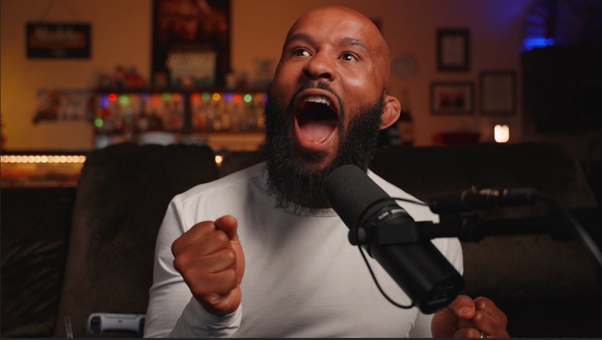 My reaction to @BlessedMMA he’s a straight legend!!!