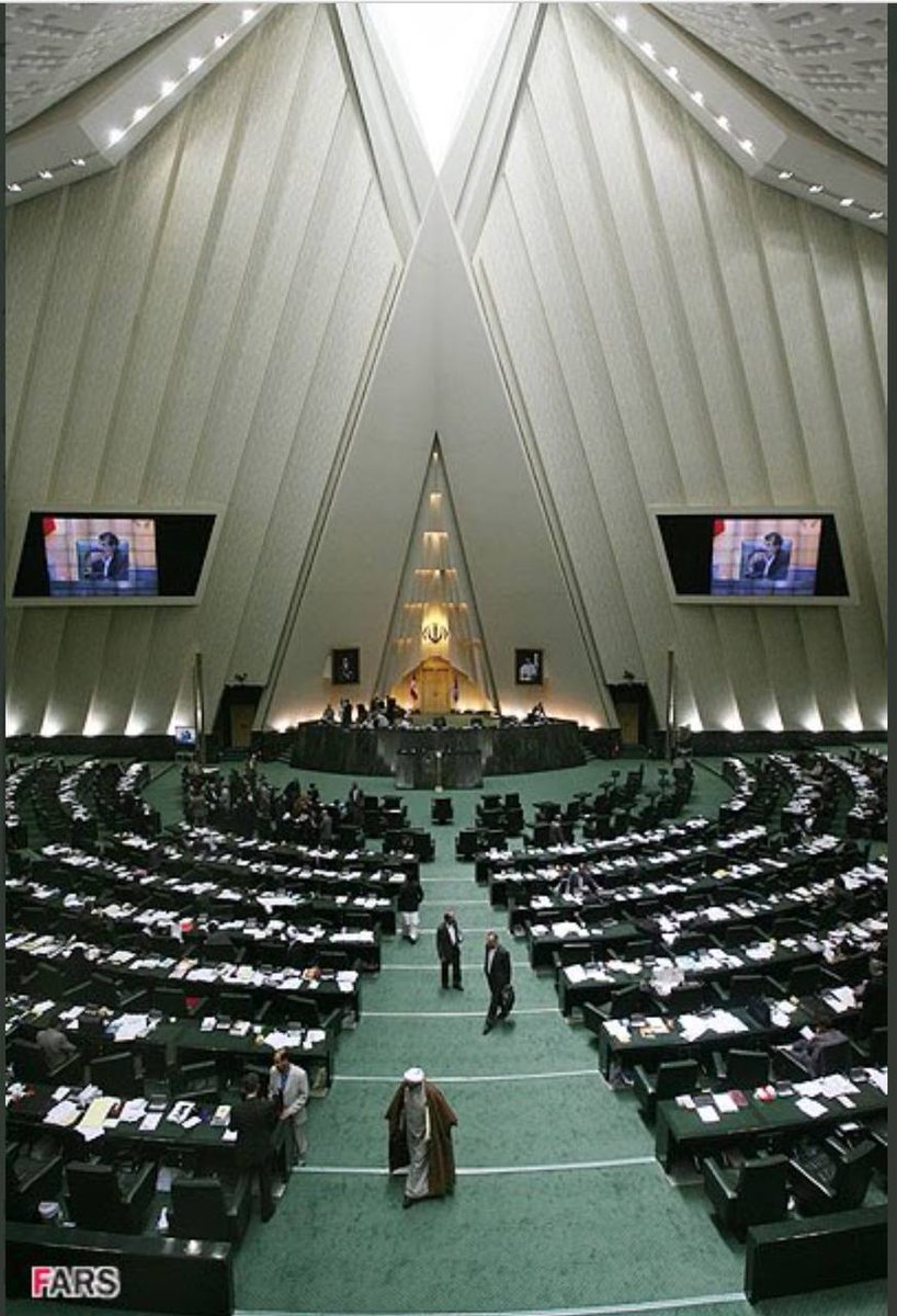Iran’s Masonic Parliament building is shaped like a pyramid with 33 windows.