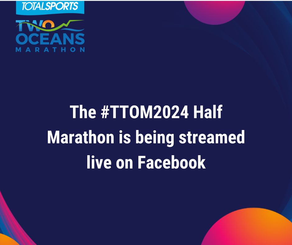 facebook.com/TwoOceansMarat… - The Half Marathon is now being livestreamed #TTOM2024