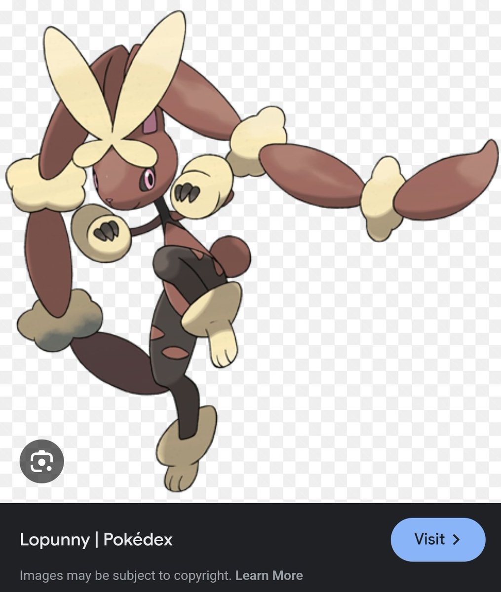 @2003Nekotenshi This is lopunny,  even though, her design is awesome and very pretty!!