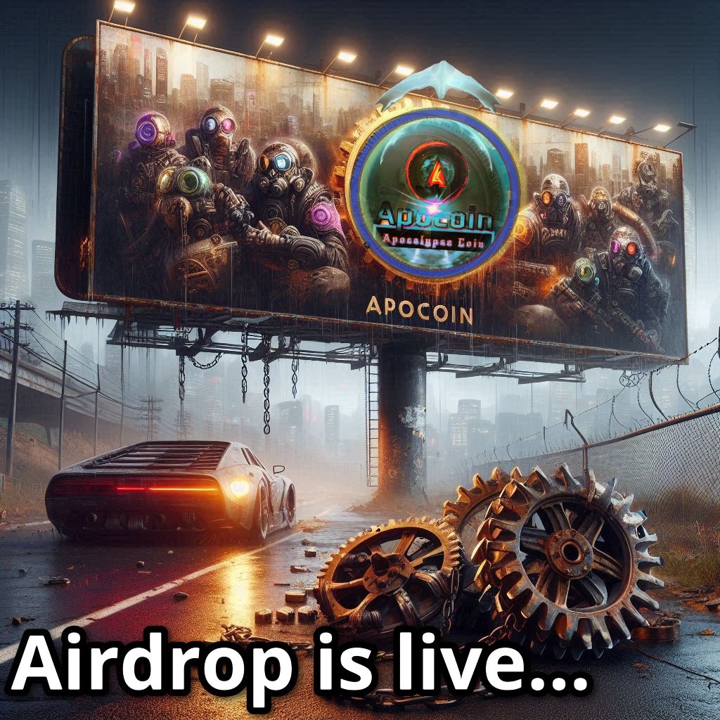 🏎️Only first 2,000 participants!💨 

Claim 250,000

$APO Apocoin

Follow @ArApoArm RT pinned

🥇Fill Google form: forms.gle/LnRkb4nXFcAd64…

#CryptoInnovation #ETH #SOL #Bitcoin #BSC #AirdropCrypto #gamedev #gamefi #AirdropCommunity #AirdropGiveaway #GEM 
#Polygon 
Apocalypse…
