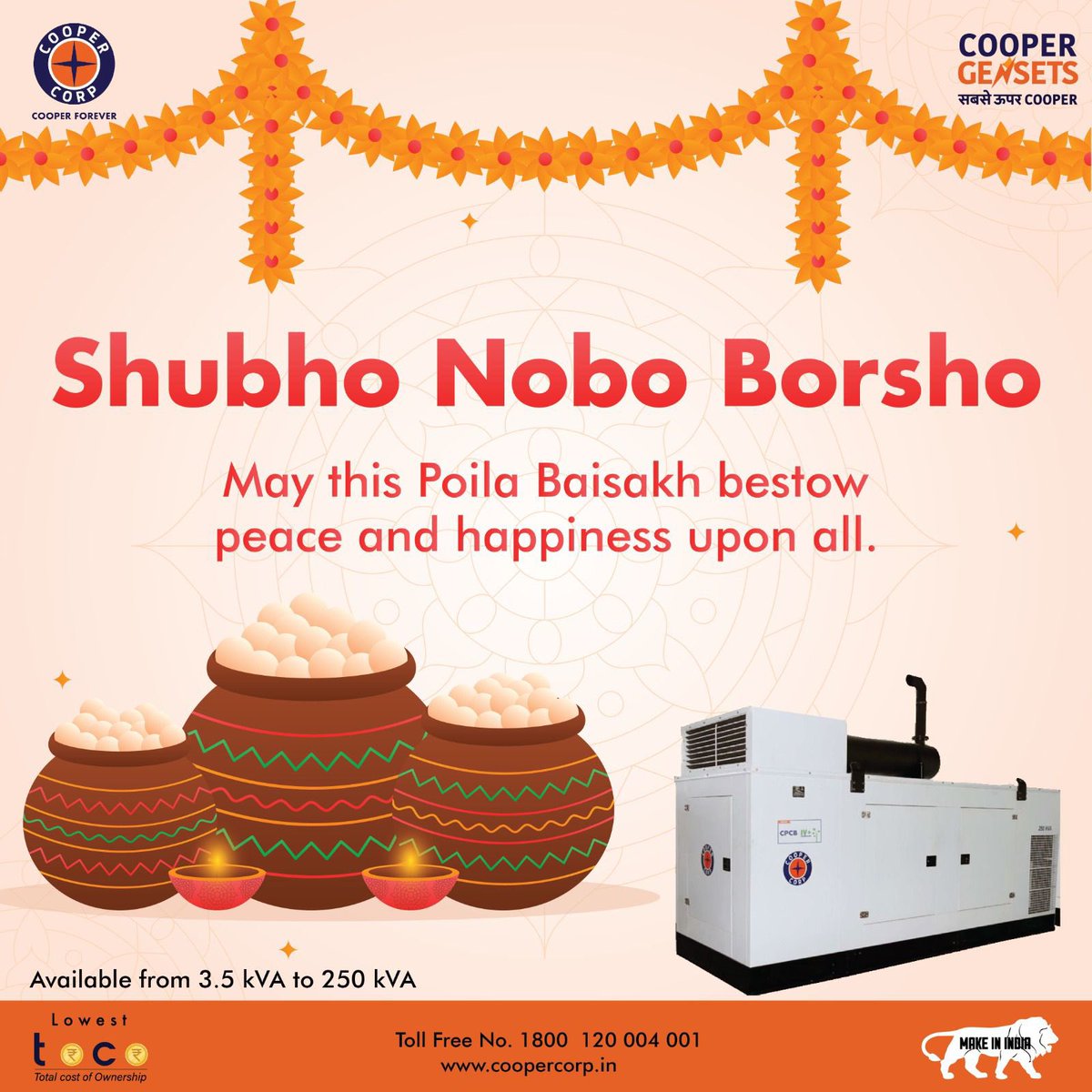 Wishing you all the happiness and prosperity. Happy Poila Baishakh!

#SabseOoperCooper
#poilabaisakh 
#festival