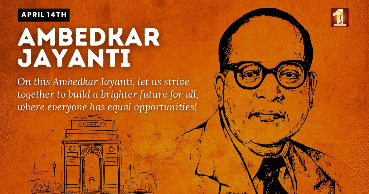 Dr. Ambedkar's role in crafting the Indian Constitution remains unparalleled. His principles of justice, liberty, equality and fraternity laid the cornerstone of a vibrant democracy. Heartfelt tributes on his birth anniversary! #AmbedkarJayanti