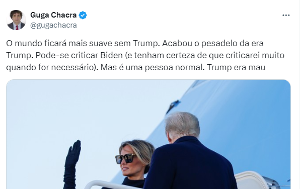 Desde que o Guga mandou essa, já rolou guerra na Ucrânia, invasão em Gaza, ataque do Irã a Israel, ameaça chinesa de invasão a Tawain, retomada do Talibã no Afeganistão, guerra no Sudão, fim do governo do Haiti e muito mais.

Se esse é o mundo seguro, preferia como era antes...