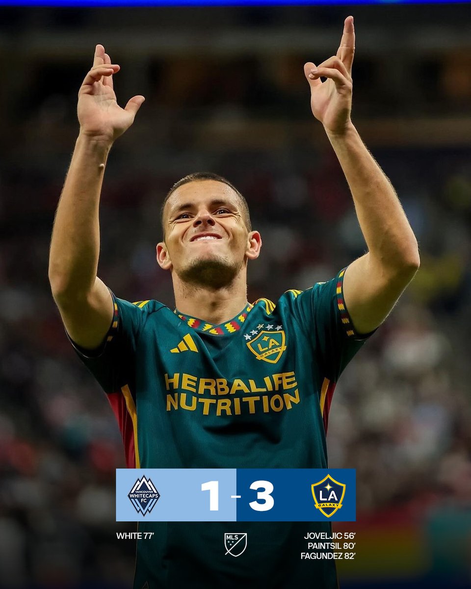 @HoustonDynamo @InterMiamiCF G's (moving) up.

@LAGalaxy go top of the West with a road victory in Vancouver!