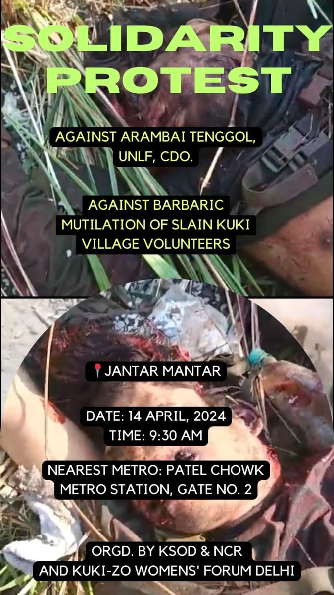 Hello <a href="/DelhiPolice/">Delhi Police</a> Burmese are planning for a solidarity protest at Delhi today👇.Please be mindful Manipur Govt allowed them Solidarity rally on 3rd May'23 &amp; Manipur has been burning since then. Don't make the same mistake.Stop them whn it's time.#SaveDelhi frm Burmese aliens.