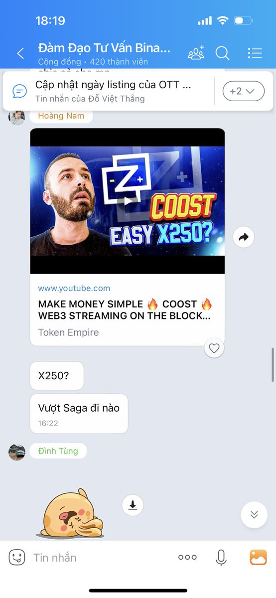 VuNguyen78081's tweet photo. Mấy con ch.ó này scam #COOST dự án shitttt lừa newbie nó có khoảng 10 group đang lừa ae VN mấy bạn chia sẽ giúp mình. #scam #scamvn #BTC có dự án nào vậy chưa https://t.co/heJrMm6Qjw