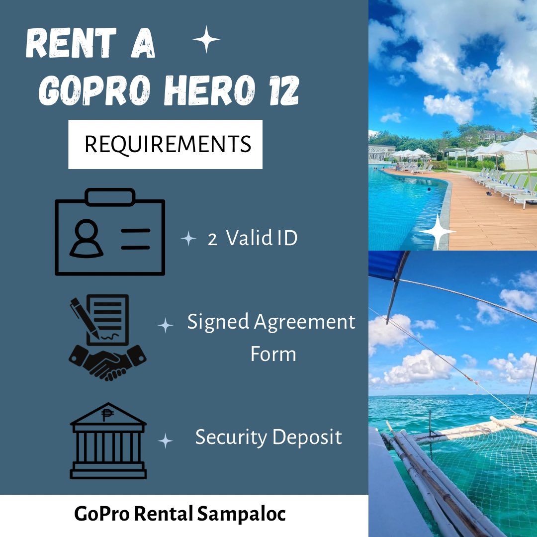 hammiesiochi's tweet image. Hi guys if interested kayo for GoPro 12. #gopro12 #cameraforrent #vacation #boracay #gopro #sampaloc #forrent