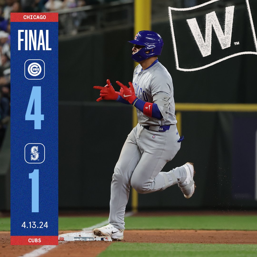 Cubs's tweet photo. Singing the song in Seattle!

HR: Suzuki, Amaya
Busch: 2-for-4, HR
Cubs 'pen: 3.2 IP, 4 K https://t.co/fG6ABs3UtX