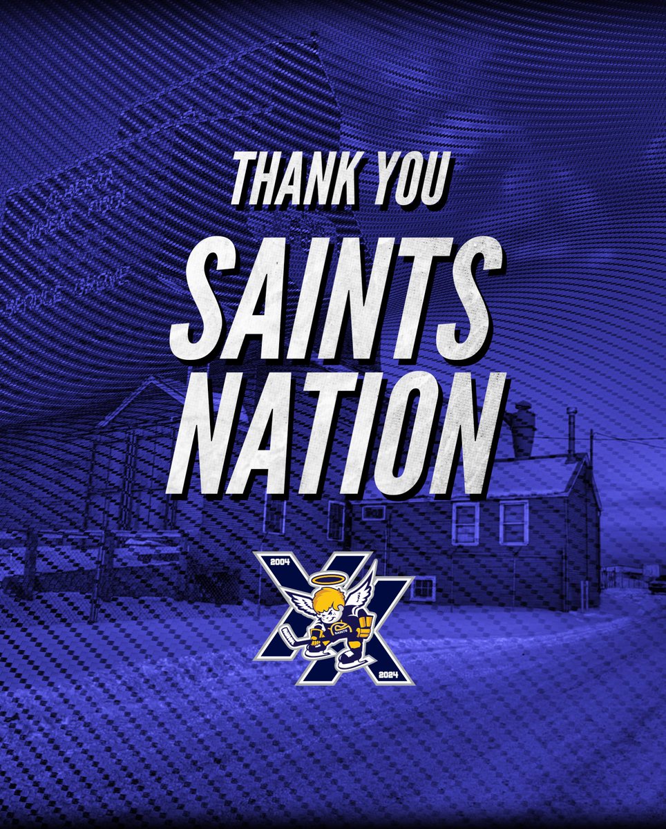 As our season comes to an end, we would like to send a heartfelt thank you to our incredible fans, corporate partners, volunteers, billets and supporters for their unwavering support. Thank you #SaintsNation! #BCHL