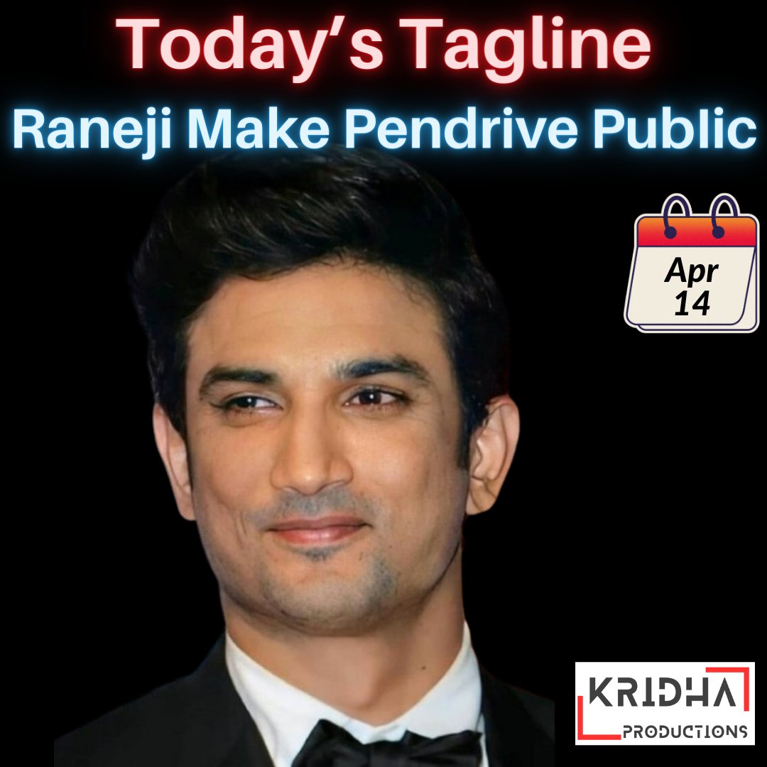 Raneji Make Pendrive Public -Today's Tagline @withoutthemind @divinemitz