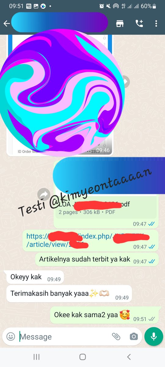 ~Testi publish jurnal non sinta TEKNIK~

Menyediakan Jasa:
- Submit/Upload/Publish Jurnal Sinta Maupun Non Sinta (all jurusan)
- Membuat Naskah Publikasi
- Parafrase
- Turnitin
- Translate eng-ind/ind-eng

WA wa.me/6282328606850 🙌

#publishjurnal #jurnalsinta #jokitugas