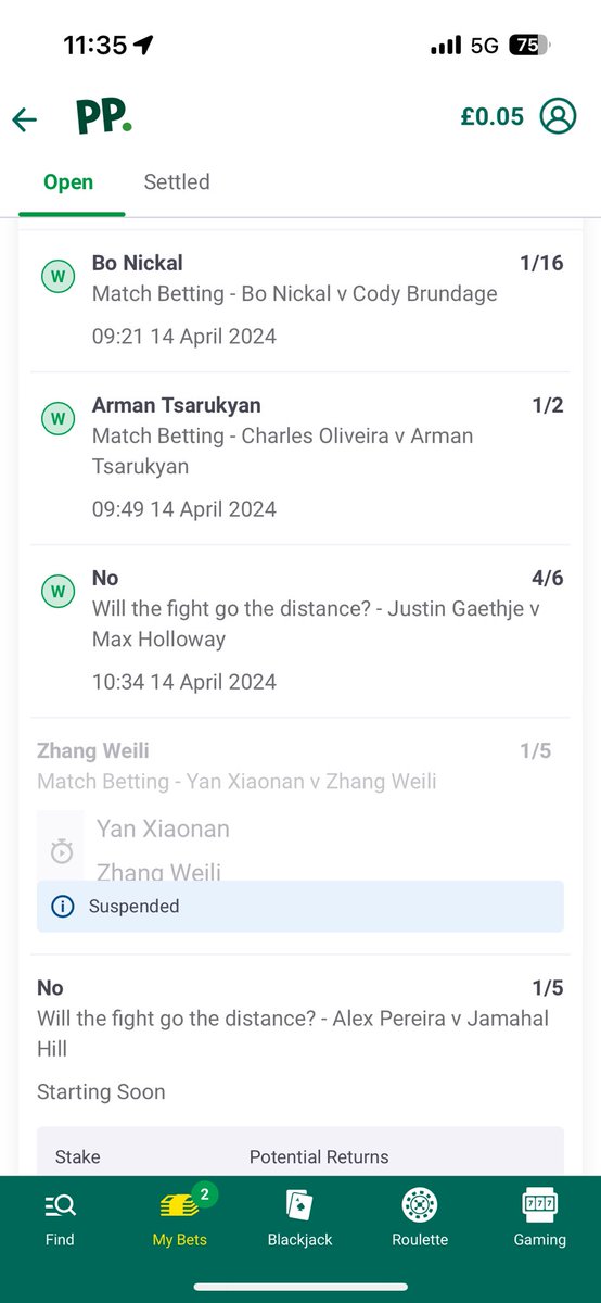 Napper222's tweet image. Cheers Max #ufc300