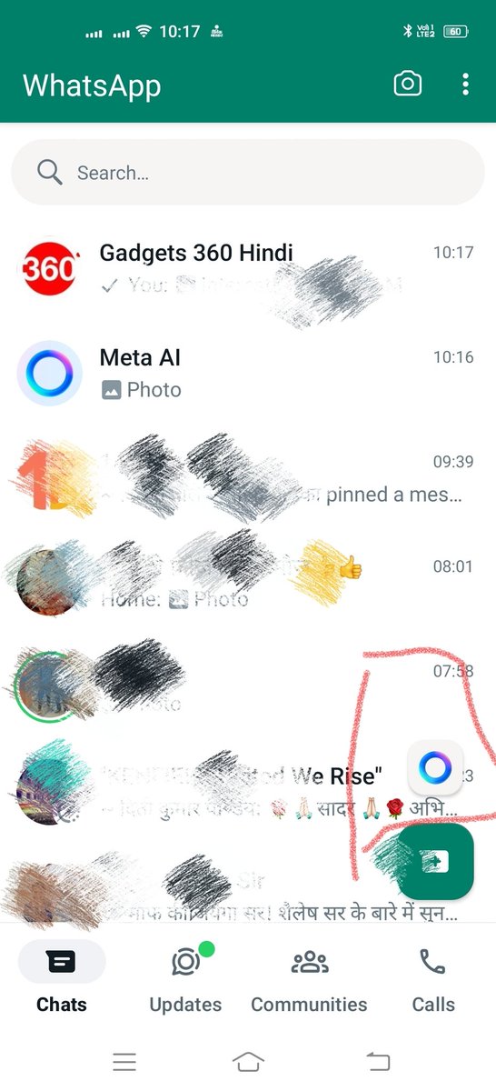 #MetaAi is now inbuilt in WhatsApp, Indian users can also access it. @gadgets360 <a href="/WhatsApp/">WhatsApp</a>