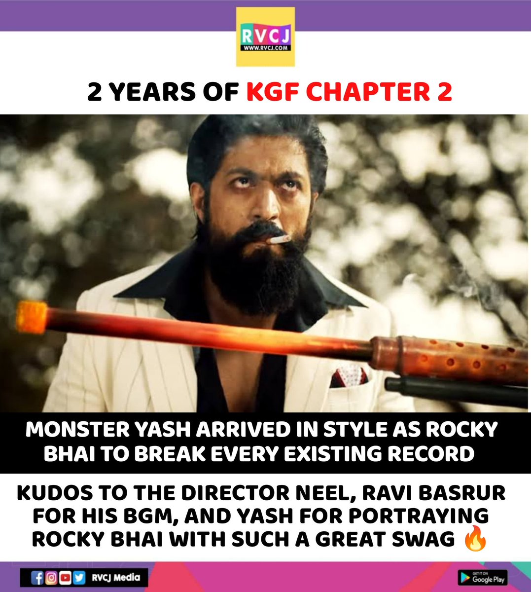 2 years of KGF chapter 2

#kgf #kgfchapter2 #prashanthneel #yash #ravibasrur #rockybhai @RaviBasrur @TheNameIsYash
