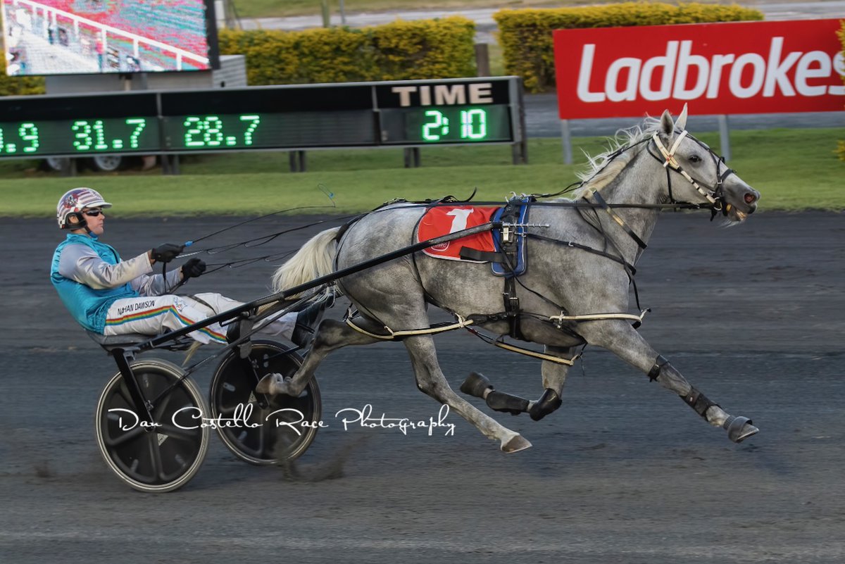 Back to back wins for Achromatic as she takes out race 1 tonight <a href="/redcliffe_hrc/">Redcliffe Harness Racing Club</a> with Nathan Dawson for trainer Greg Franklin