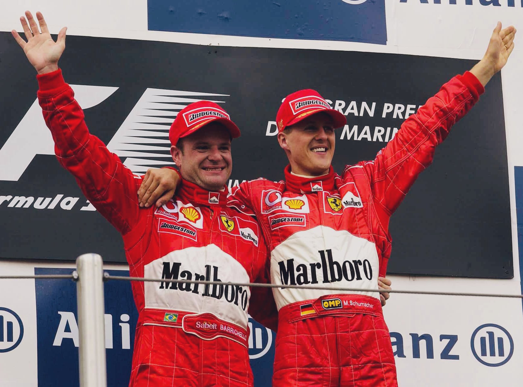 Longest-lasting driver pairings in F1 history: Michael Schumacher and Rubens Barrichello in pole position | ScuderiaFans.com