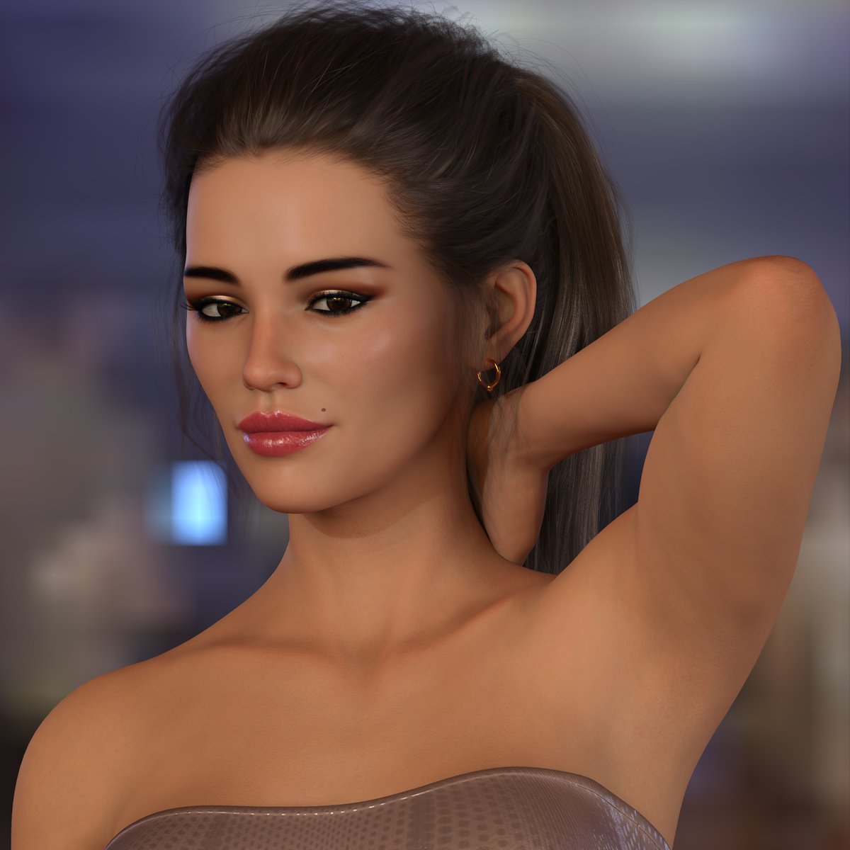 Kaitlin (WCgW)
I will tease you a little bit with her pictures, but let's say she is in the mood for a party...

#Daz3D, #DazStudio, #3dartwork, #3D, #3dmodeling, #3DModel, #3drender, #3drendering, #render, #rendering, #AVN, #WCgW_avn