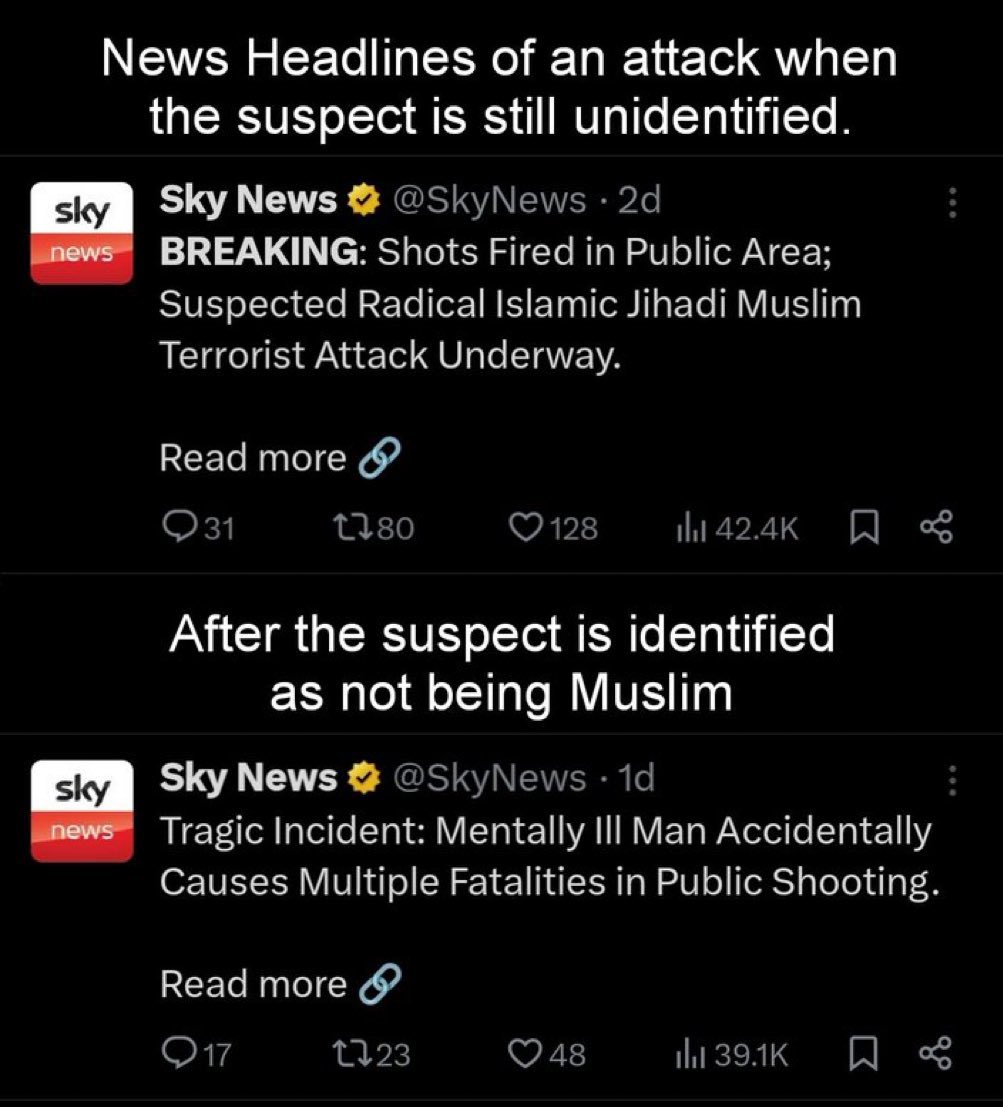 STEPHEN DRISCOLL (@stephendriscol3) on Twitter photo Wtf <a href="/karlstefanovic/">Karl Stefanovic</a> keeps referring to possible terror attack on tv just now when it has been confirmed by police it wasn’t
Must be auditioning for a job at <a href="/SkyNewsBreak/">Sky News Breaking</a>
Lift your game <a href="/Channel9/">Channel9</a> before we mistake you for the shot show that is <a href="/channel7/">Channel 7</a> Wtf <a href="/karlstefanovic/">Karl Stefanovic</a> keeps referring to possible terror attack on tv just now when it has been confirmed by police it wasn’t
Must be auditioning for a job at <a href="/SkyNewsBreak/">Sky News Breaking</a>
Lift your game <a href="/Channel9/">Channel9</a> before we mistake you for the shot show that is <a href="/channel7/">Channel 7</a>