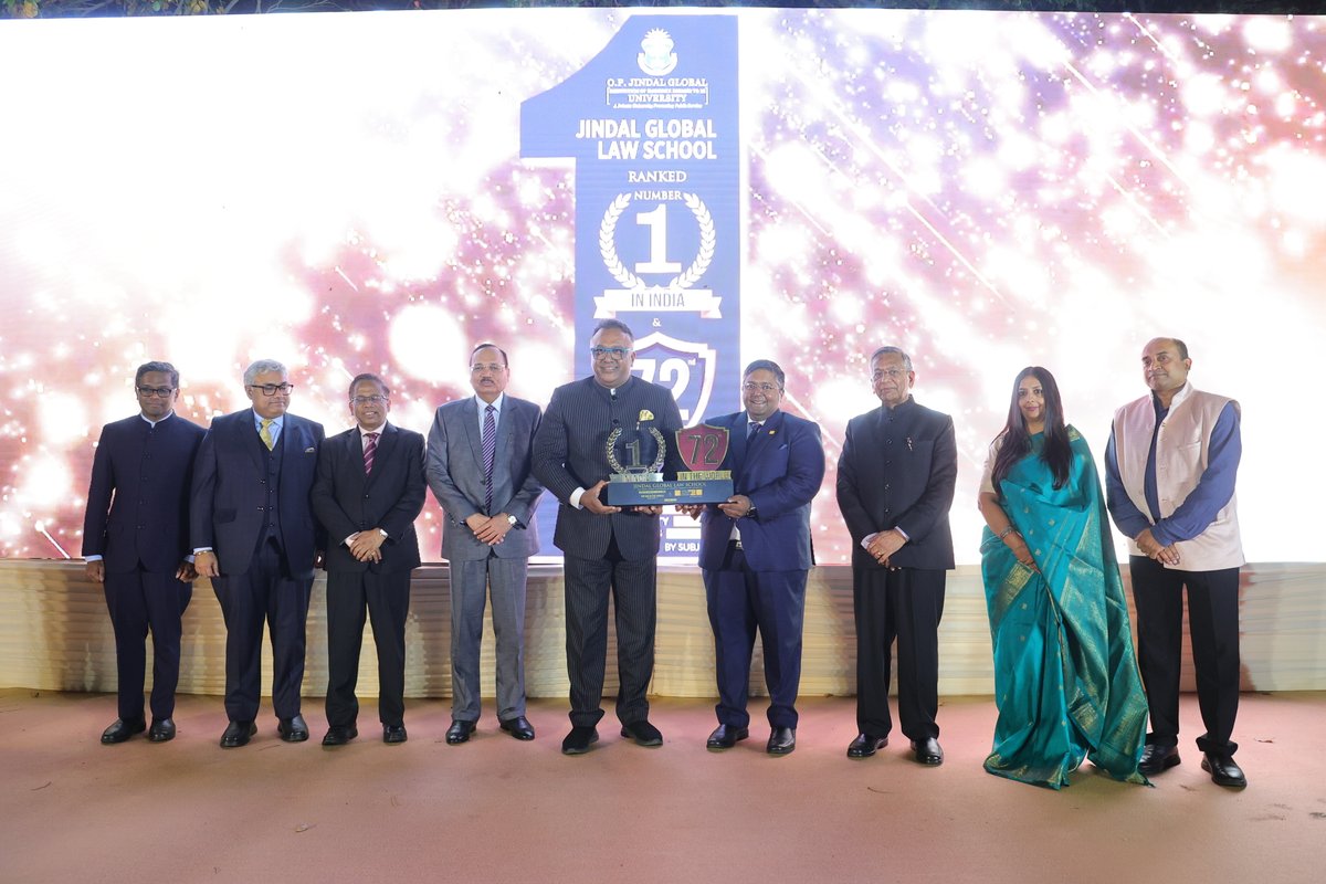 JindalGlobalUNI's tweet photo. Justice V.R. Krishna Iyer Memorial Lecture delivered by the Attorney General for India, Mr. R. Venkataramani, and the unveiling of the QS World University Rankings by Subject Law 2024
@worlduniranking @MPNaveenJindal @ashwinjf
#JGLSNumber1 https://t.co/04mdHqbxMh