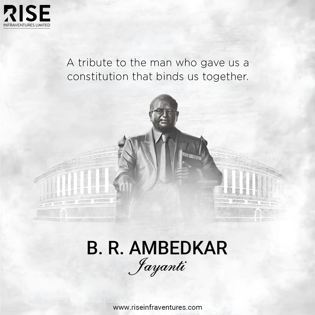 A tribute to the man who gave us a constitution that binds us together.

#brambadedkar #ambadkar #consitution #brambedkarjayanti #riseinfraventures #gurgaon #realestate