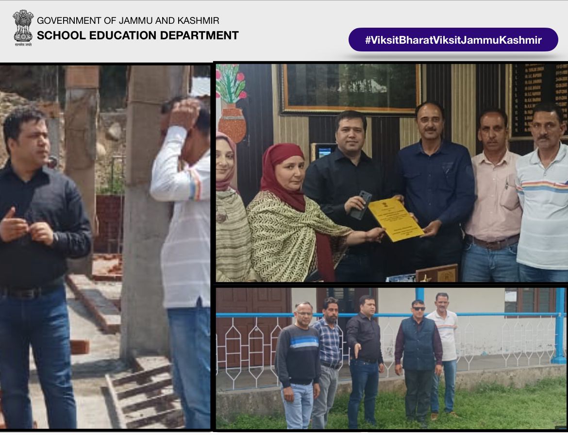 The concerted efforts of Samagra Shiksha, under the leadership of PD, Mr. Rakesh Magotra, JKAS and able guidance/supervision of @dr_piyushsingla, Administrative Secretary SED JK, aim to provide excellent infrastructure and ensure quality education accessibility, reflecting a