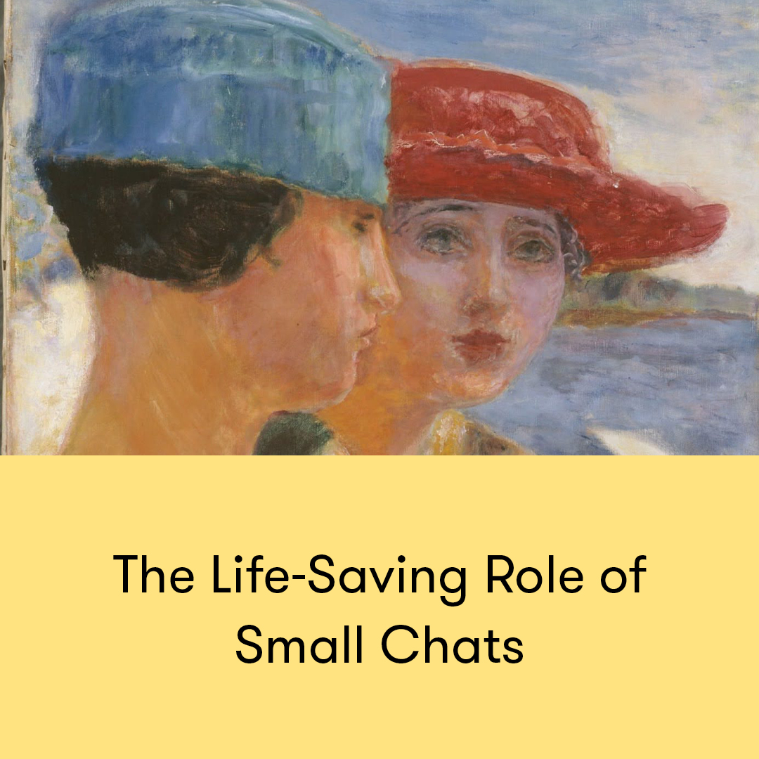 Small chats are hugely important – they give us the strength to face up to the myriad daily trials of our lives. To find out why, follow the link below. theschooloflife.com/article/the-li…