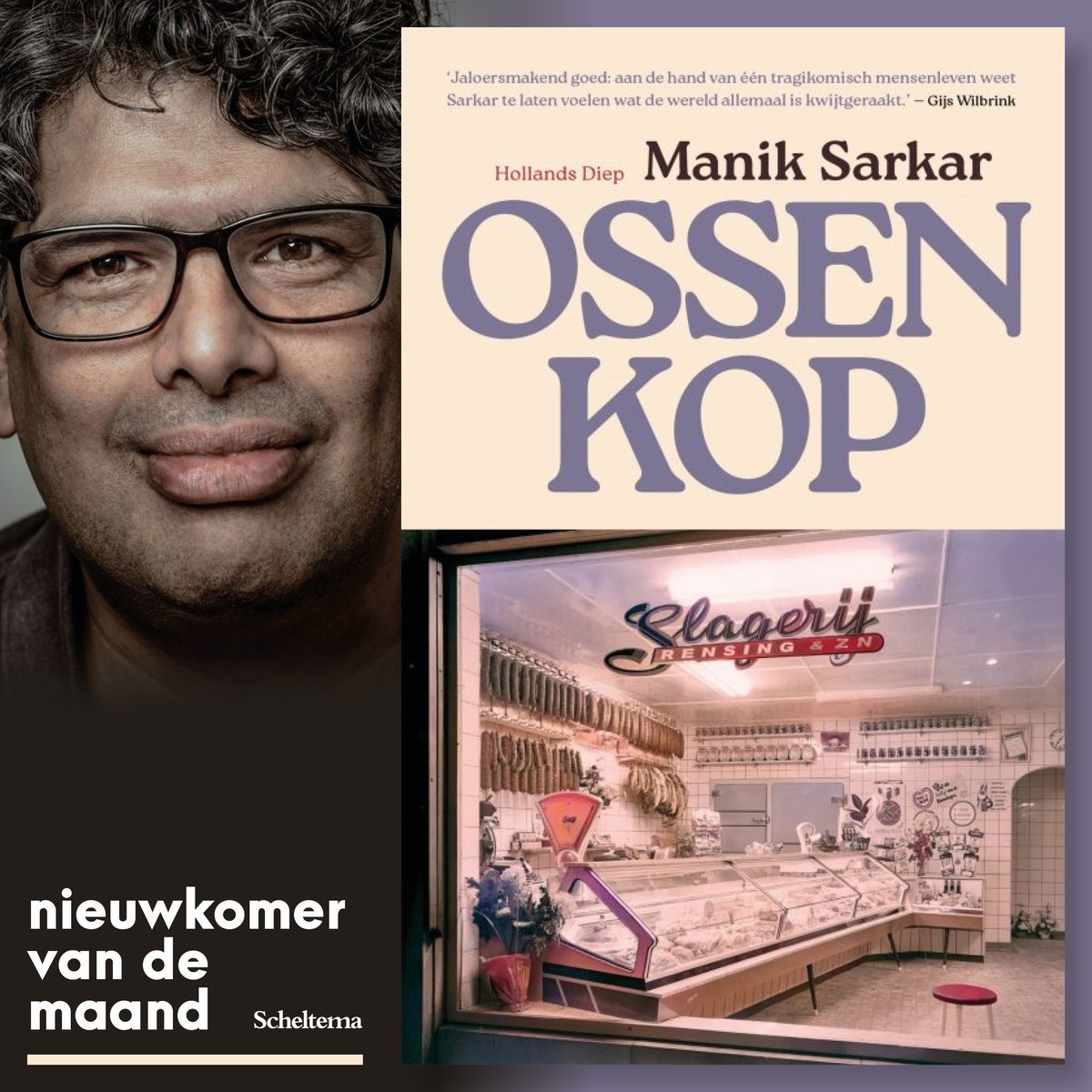 ScheltemaBoek's tweet photo. De nieuwkomer van deze maand is geworden: Ossenkop geschreven door Manik Sarkar!
https://t.co/LkVgYO0nbA https://t.co/NUVMdhqiA3