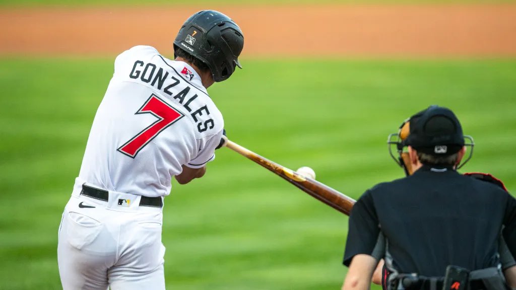‘20 <a href="/NMStateBaseball/">New Mexico State Baseball</a> ⭐️ alum Nick Gonzales has now hit safely in 7 straight and 13 of the first 14 games this season.

Hitting .362 with the <a href="/indyindians/">Indianapolis Indians</a> at Triple-A. #ProAggies