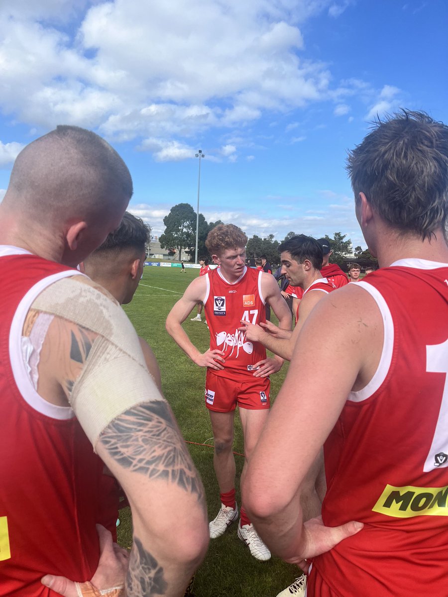 Tristen Waack one of four players on debut for the Northern Bullants today at Cramer St. Geelong is 10 points up. Toby Conway has 12 touches and 15 hit-outs for the Cats. Patrick Fairlie has two goals for the Ants.