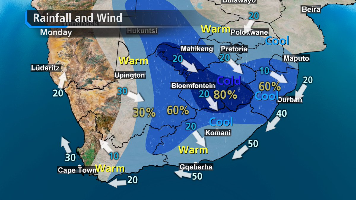 A look at the weather forecast #MorningLive #sabcnews