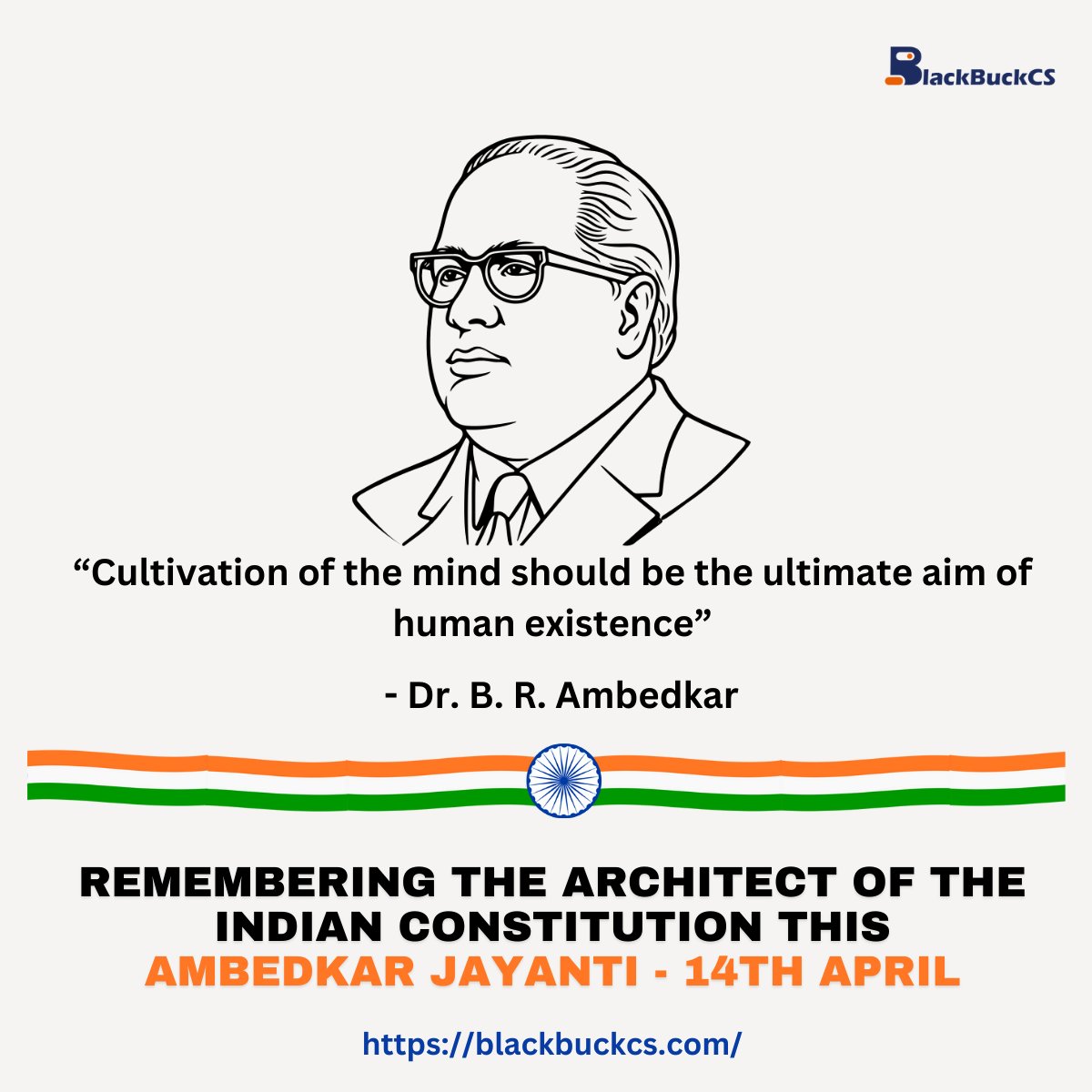 BlackbuckCS's tweet photo. "Educate, agitate, organize"
- Dr. B.R Ambedkar

#AmbedkarJayanti #SEO #Content #BlackBuckCS #DigitalMarketing https://t.co/D43BsbeweA