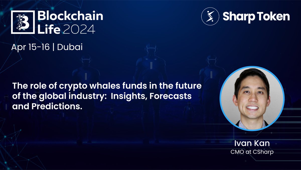 SharpToken's tweet photo. Heading to @BlLife_Forum tomorrow? Make sure to catch @metaivankan's talk on the impact of Crypto Whales Funds. Afterward, drop by our booth for enriching conversations, exciting giveaways, and your chance to get your hands on #Kodzu NFTs. See you there!

Join us👇
Official Telegram>> https://t.co/pGWlm1NJaA

@mcbeniwal #BlockchainLife2024 #BlockchainLifeWeek #SharpToken #SharpCommunity $Sharp #StaySharp