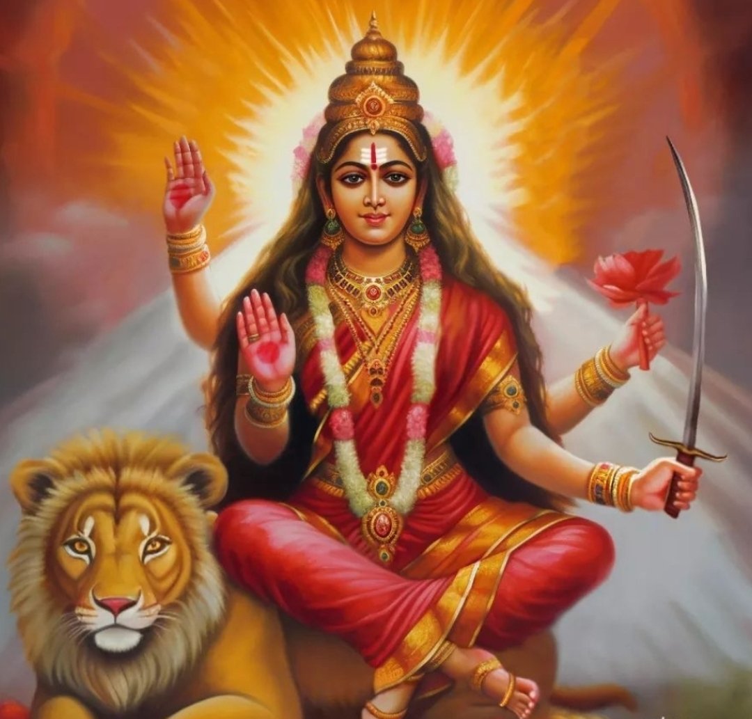 जय माँ कात्यायनी 🌸🙏
चन्द्रहासोज्जवलकराशार्दुलवरवाहना। कात्यायनी शुभं दद्याद्देवी दानवघातिनी।। ॐ देवी कात्यायन्यै नमः॥🌺🙏