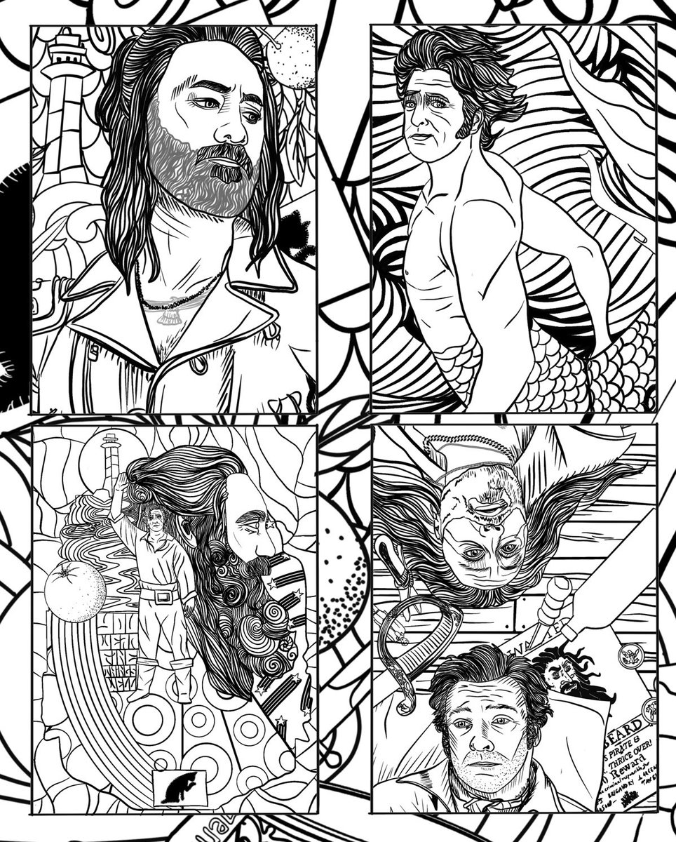 VeeGiggity's tweet photo. Righto - so the physical OFMD colouring book is now available here
https://t.co/LyORRUQxXG

Or as a digital download pdf pages that you can print at home here
https://t.co/myiVuzSJlw

❤️&amp;🏴‍☠️
Vee
#ofmd #OurFlagMeansDeath #stedebonnet #blackbeard https://t.co/JmOGpPiyix